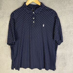S Polo Ralph Lauren Shirt Mens XL‎ Blue Polo Short Sleeve Classic Fit